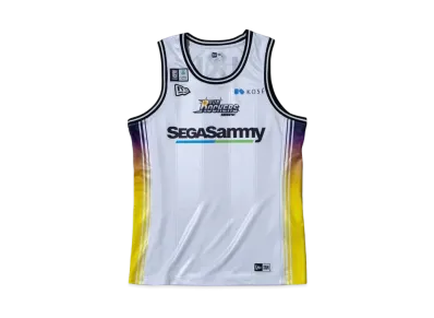 NEW ERA Basketball Game Shirt Sunrockers Shibuya 2024-25 Authentic Uniform Away "White"