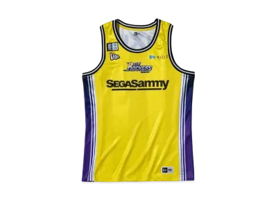 NEW ERA Basketball Game Shirt Sunrockers Shibuya 2024-25 Authentic Uniform Home "Yellow"