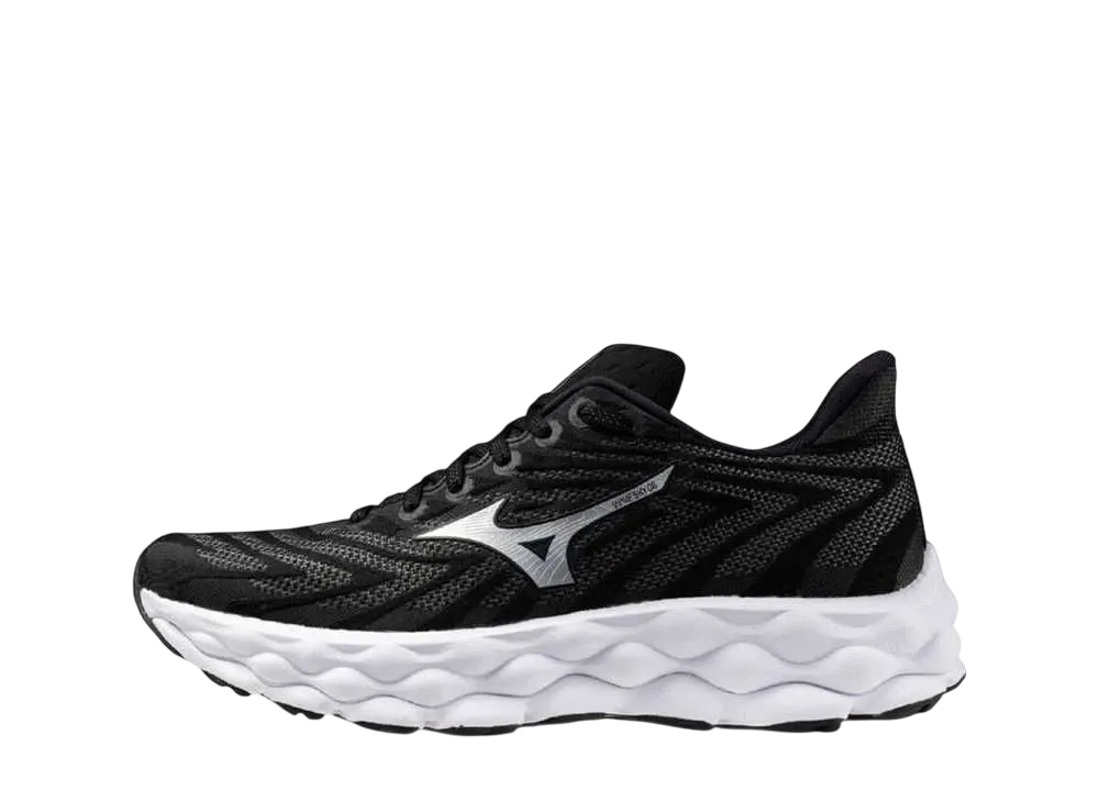 ミズノ ウィメンズ ウエーブスカイ8 SW "ブラック/シルバー/ホワイト"
