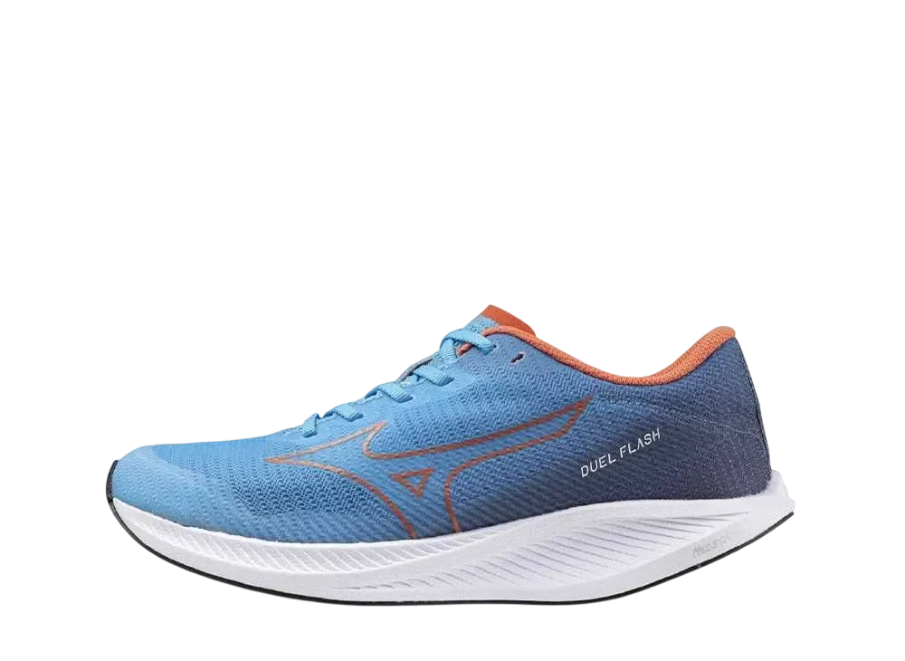 ミズノ ウィメンズ デュエルフラッシュ "ライトブルー/コーラル"