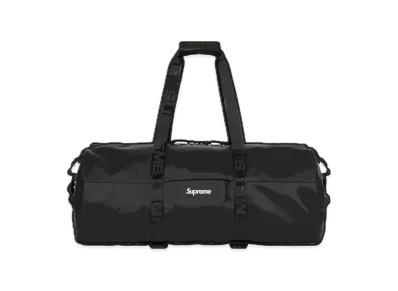 Supreme Leather Large Duffle Bag "Black" (24FW)