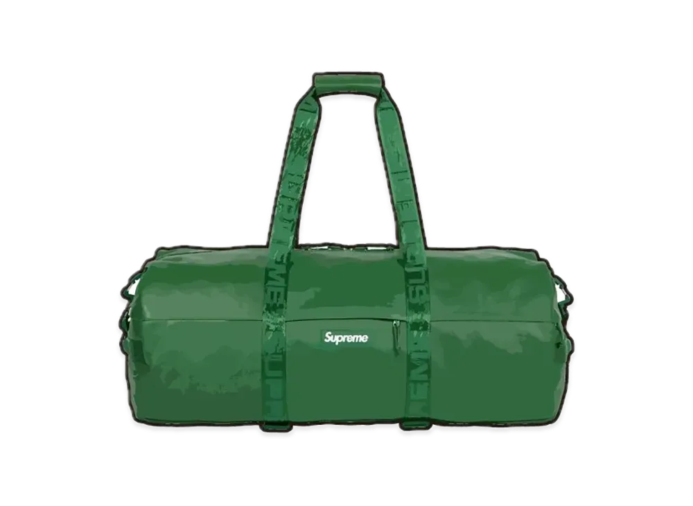 Supreme Leather Large Duffle Bag "Green" (24FW)