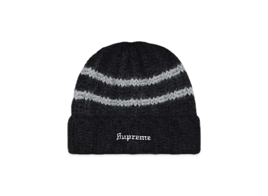Supreme Brushed Stripe Beanie Supreme Brushed Stripe Beanie