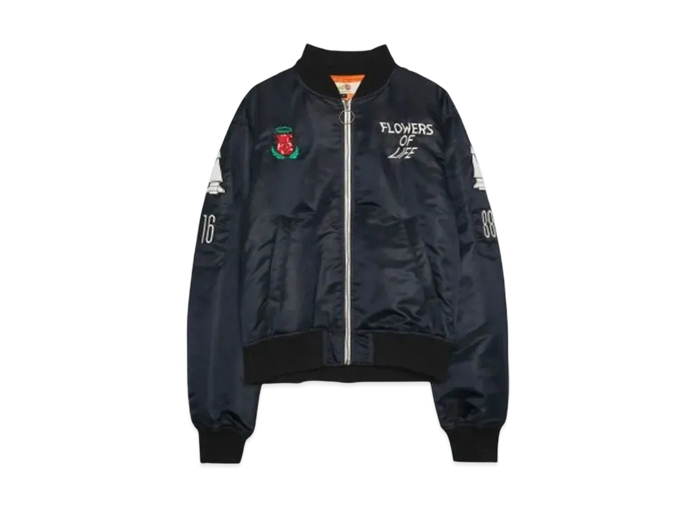 Flowers of Life Hand of Flower Jacket "BLACK"