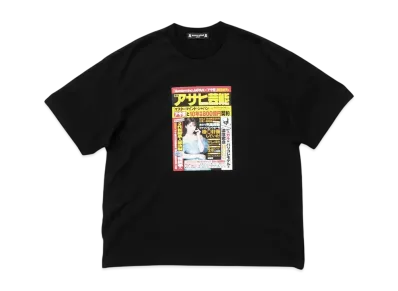 アサヒ芸能 x MASTERMIND /SS TEE "BLACK"