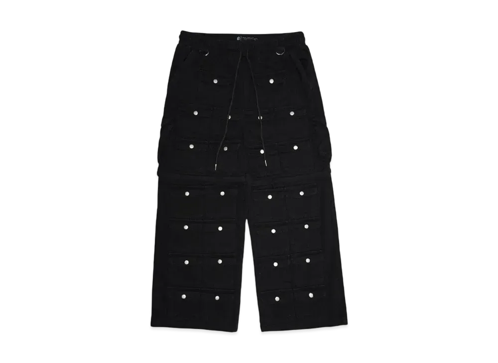 A GOOD BAD INFLUENCE FULL Pocket Pants "BLACK"