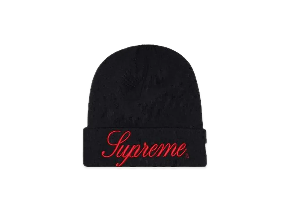 Supreme New Era Script Beanie "Navy"