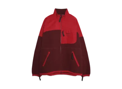 WILD THINGS x White Mountaineering FLEECE JACKET "BURGUNDY"