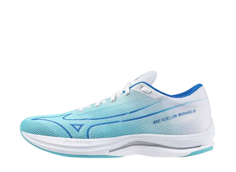 ミズノ ウエーブリベリオンソニック2 "ブルー/ホワイト"