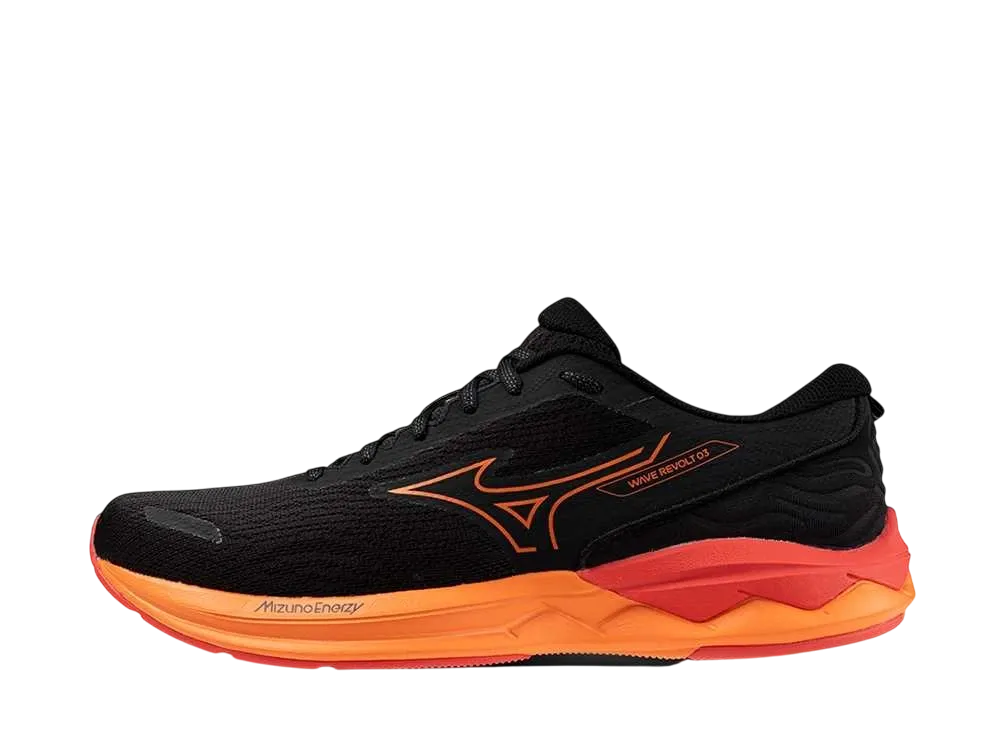 ミズノ ウエーブリボルト3 "ブラック/レッド"