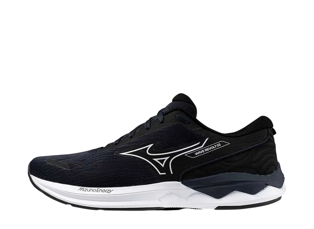 ミズノ ウエーブリボルト3 "ネイビー/ホワイト/ブラック"