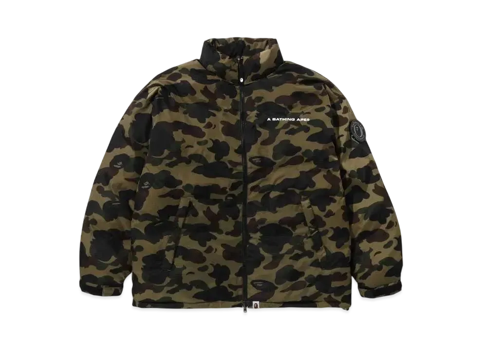 A BATHING APE KAWADA DOWN ITEMS 1st Camo Down Jacket (Women) "Green"