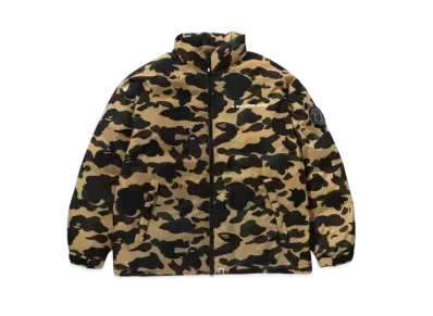 A BATHING APE KAWADA DOWN ITEMS 1st Camo Down Jacket (Men) "Yellow"