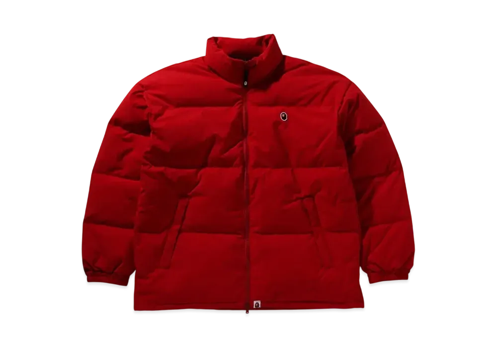 A BATHING APE KAWADA DOWN ITEMS One Point Down Jacket "Red"