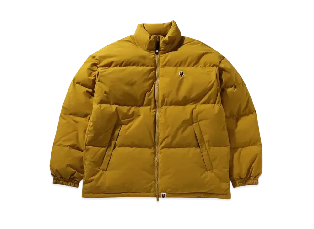 A BATHING APE KAWADA DOWN ITEMS One Point Down Jacket "Yellow"