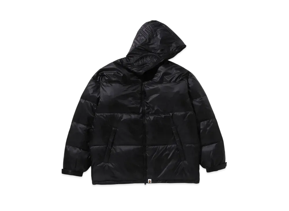 A BATHING APE KAWADA DOWN ITEMS Shark Relaxed Fit Down Jacket "Black"