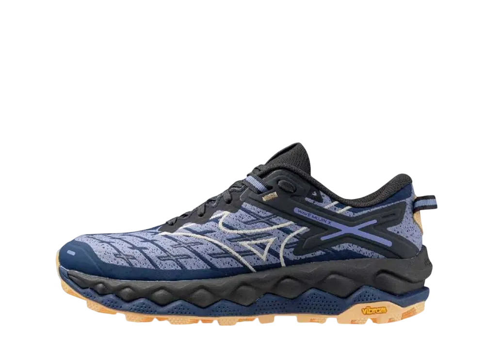 ミズノ ウィメンズ ウエーブムジン10 "ブルー/ホワイト/ライトオレンジ"