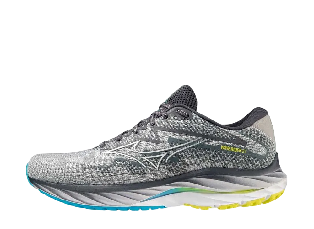 ミズノ ウエーブライダー27 "グレー/ホワイト/ブルー"
