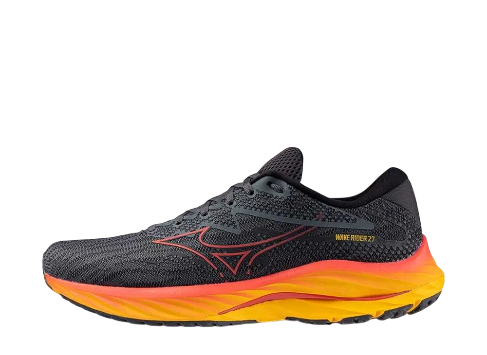 ミズノ ウエーブライダー27 "ブラック/レッド/オレンジ"