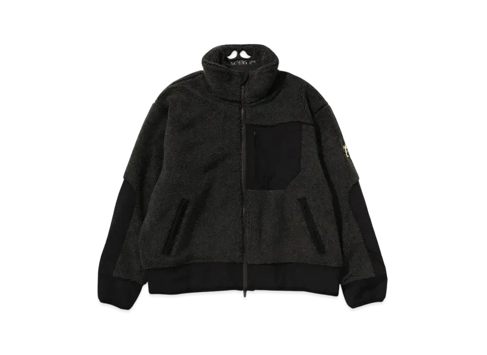 アベイシングエイプ A BATHING APE ブラック ポーラテック フリース A BATHING APE × POLARTEC collectionが9/9、9/10 発売 (ア