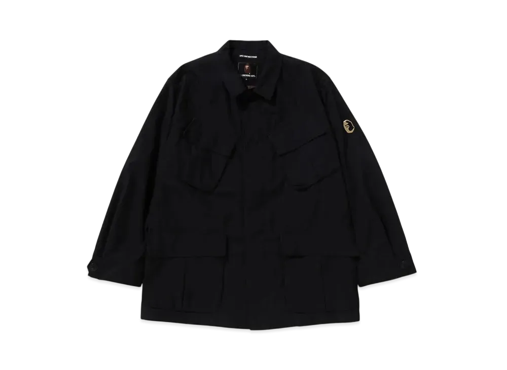 A BATHING APE Mr. BATHING APE 24FW Jungle Fatigue Jacket "Black"