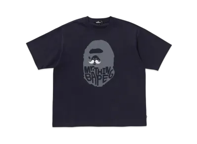A BATHING APE Mr. BATHING APE 24FW Ape Head Tee "Navy"