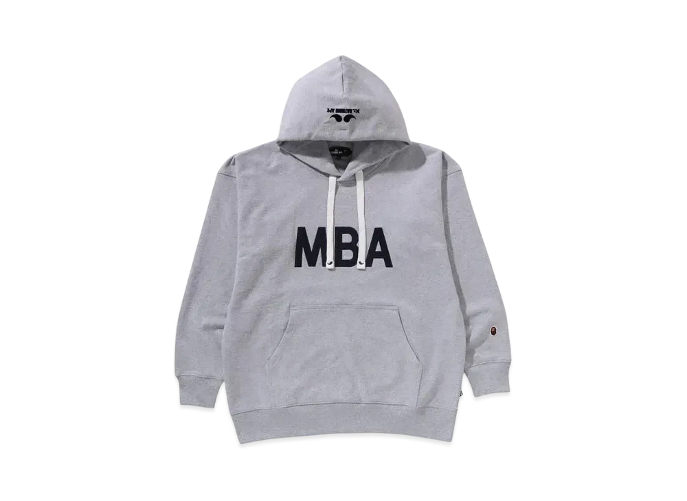 A BATHING APE Mr. BATHING APE 24FW Logo Pullover Hoodie "Gray"