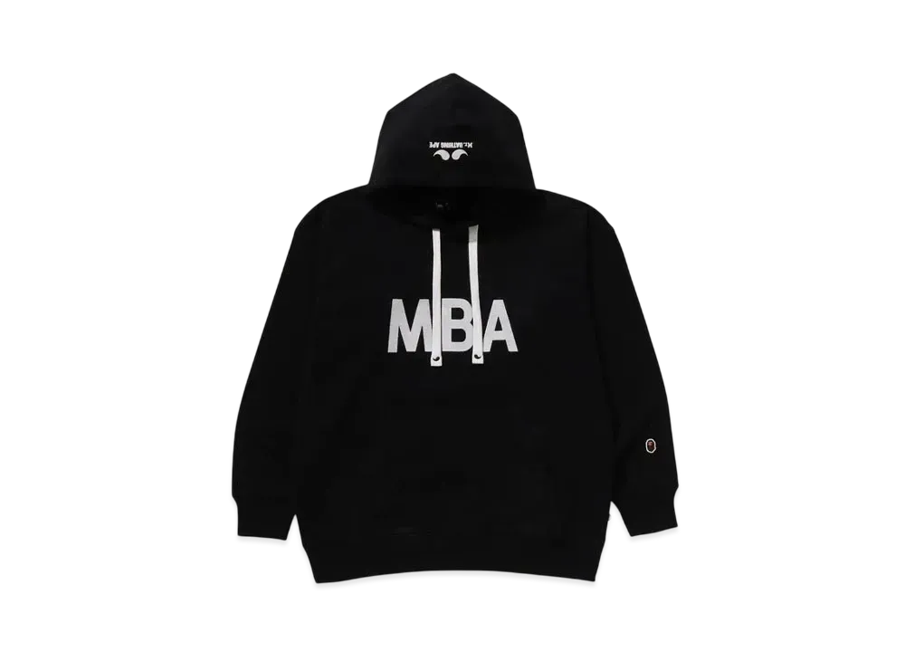 A BATHING APE Mr. BATHING APE 24FW Logo Pullover Hoodie "Black"