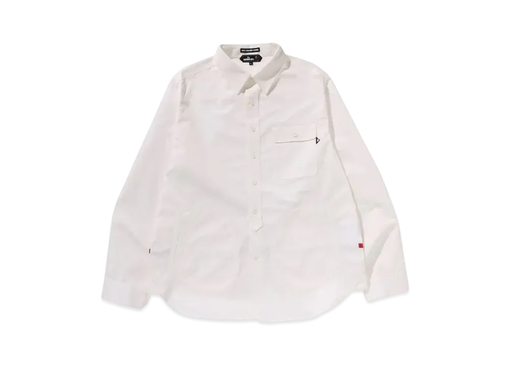 A BATHING APE Mr. BATHING APE 24FW LS Shirt "White"