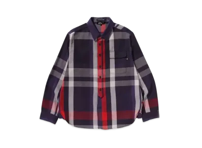 A BATHING APE Mr. BATHING APE 24FW Check Shirt "Purple"