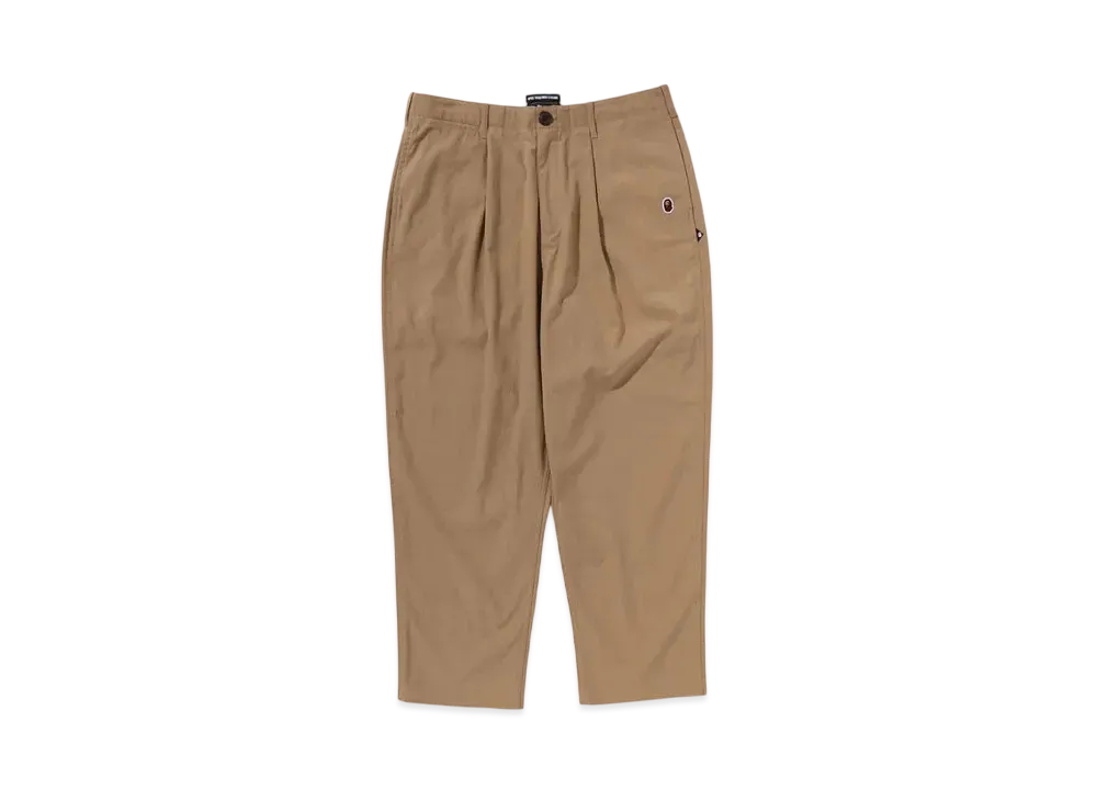 A BATHING APE Mr. BATHING APE 24FW Tuck Chino Pants "Beige"