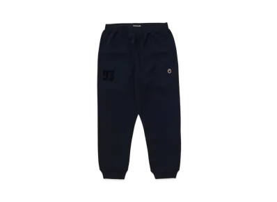A BATHING APE Mr. BATHING APE 24FW Logo Sweat Pants "Navy"