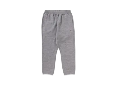 A BATHING APE Mr. BATHING APE 24FW College Sweat Pants "Gray"