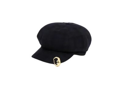 A BATHING APE Mr. BATHING APE 24FW Baker Boy Cap "Navy"