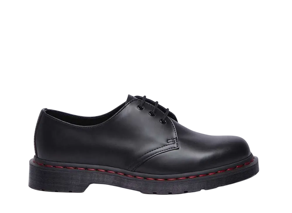 Dr.Martens 1461 Red Stitch 3-Eye Shoes "Black"
