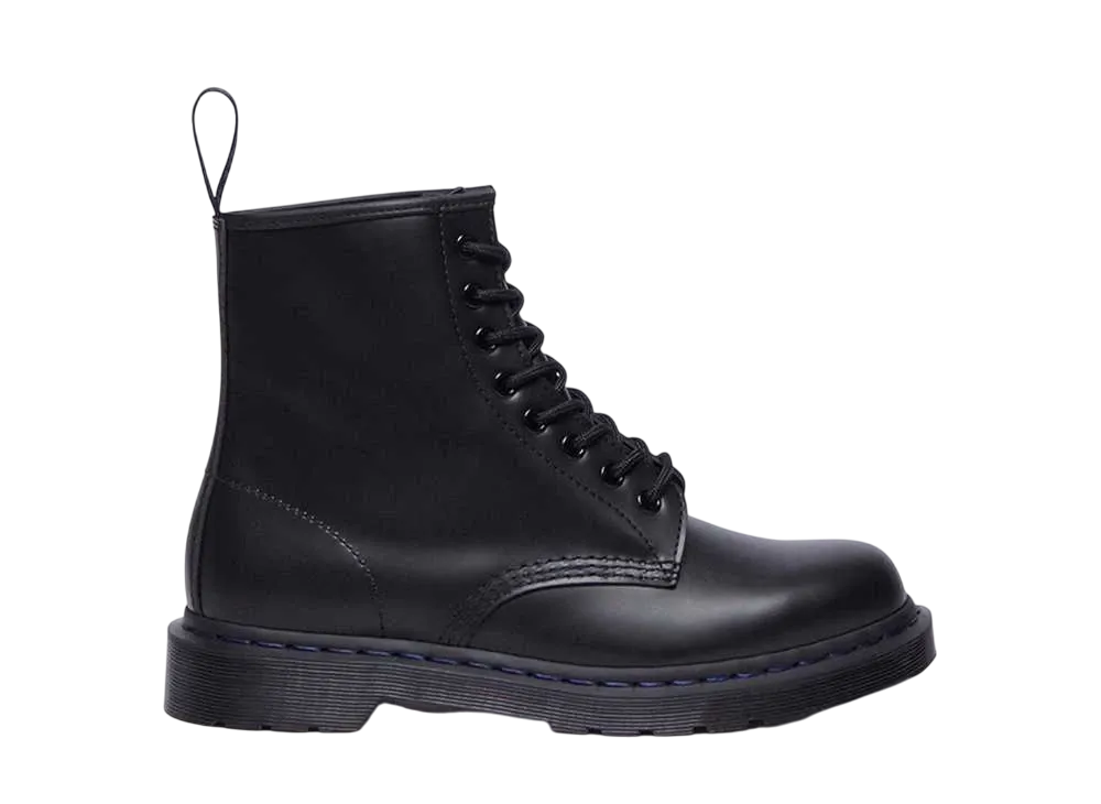 ドクターマーチン 1460 ネイビーステッチ 8ホール ブーツ "ブラック"