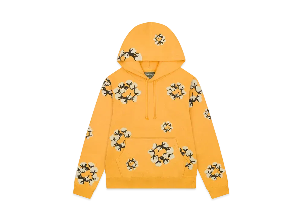 DENIM TEARS x CACTUS PLANT FLEA MARKET Wreath Hoodie "Yellow"