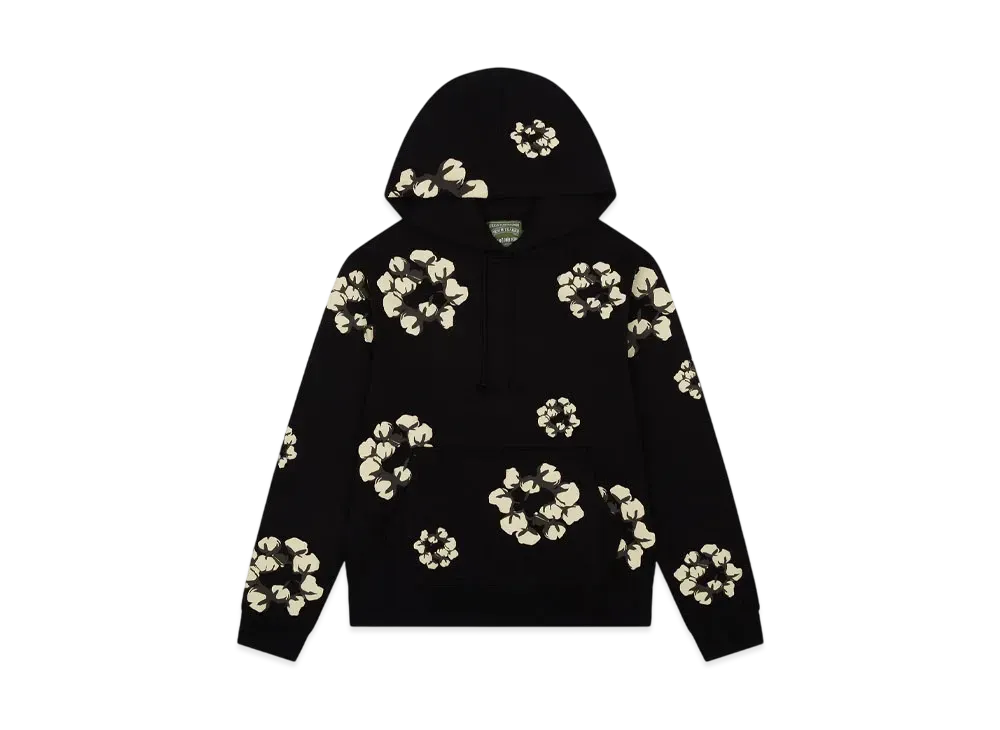 DENIM TEARS x CACTUS PLANT FLEA MARKET Wreath Hoodie "Black"