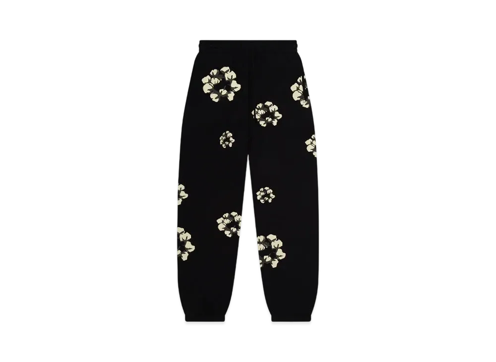 DENIM TEARS x CACTUS PLANT FLEA MARKET Wreath Sweatpants "Black"