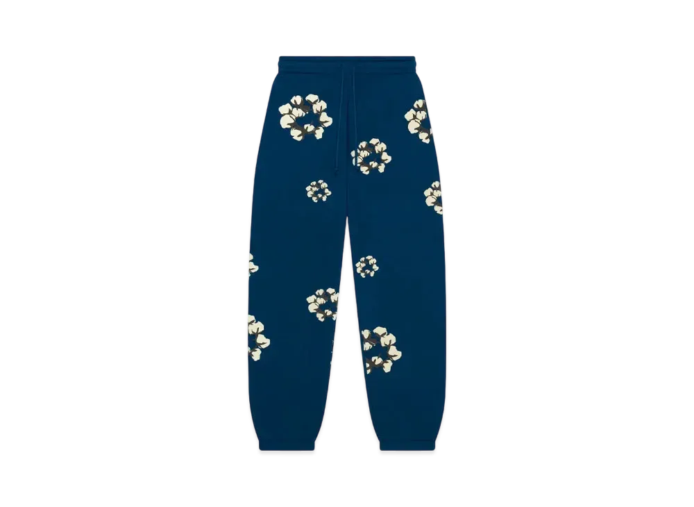 DENIM TEARS x CACTUS PLANT FLEA MARKET Wreath Sweatpants "Navy"