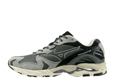 ミズノ ウェーブライダー 10 "ダークグレー/ブラック/ライムイエロー"