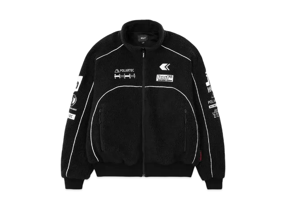 HUF Polartec Racing Fleece Jacket "Black"