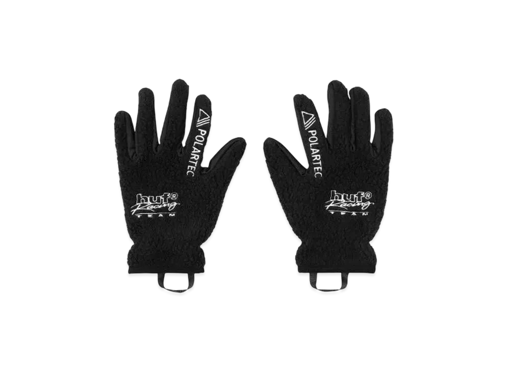 HUF Polartec Racing Fleece Gloves "Black"