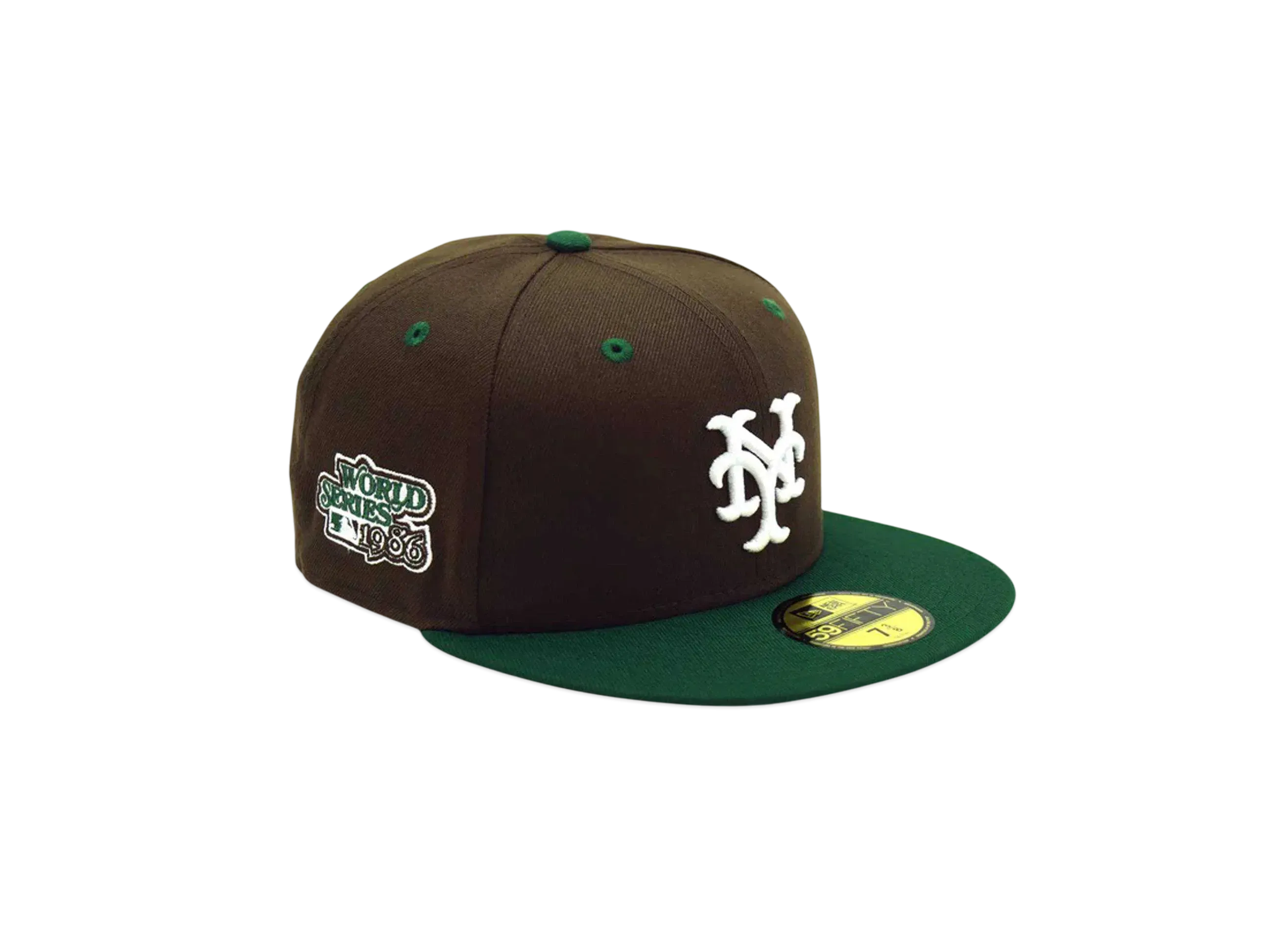 NEW ERA x THE CAP 'deep forest' 59Fifty New York Mets "Walnut/Dark Green"