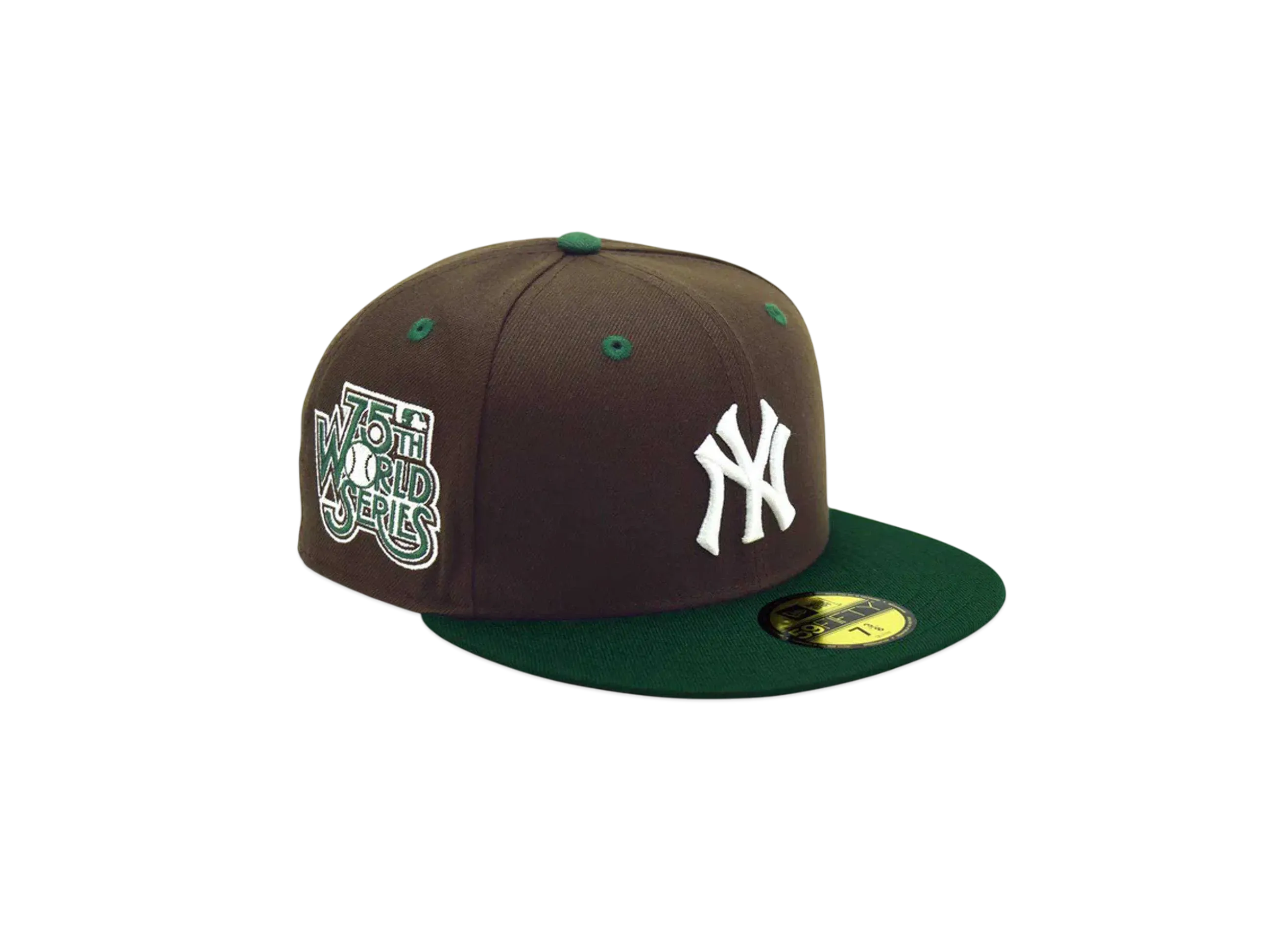 NEW ERA x THE CAP 'deep forest' 59Fifty New York Yankees "Walnut/Dark Green"