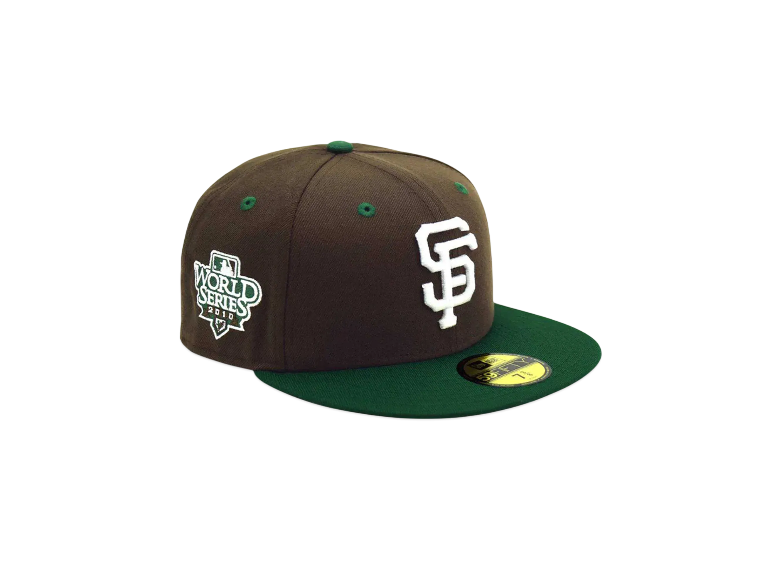 NEW ERA x THE CAP 'deep forest' 59Fifty San Francisco Giants "Walnut/Dark Green"