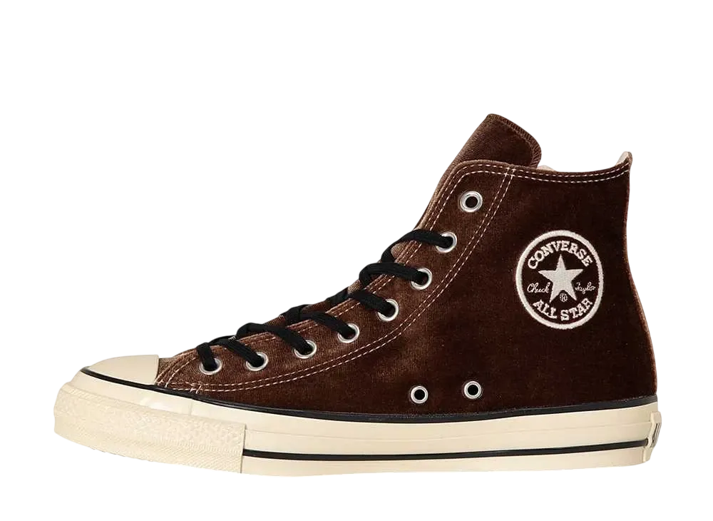 コンバース オールスター US ベルベット ハイ	"ブラウン"