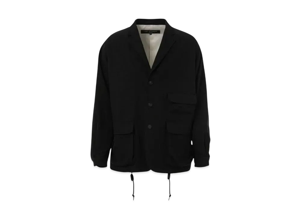 COMME des GARCONS HOMME 24FW Last Delivery Cotton Wool Serge Jacket "Black"