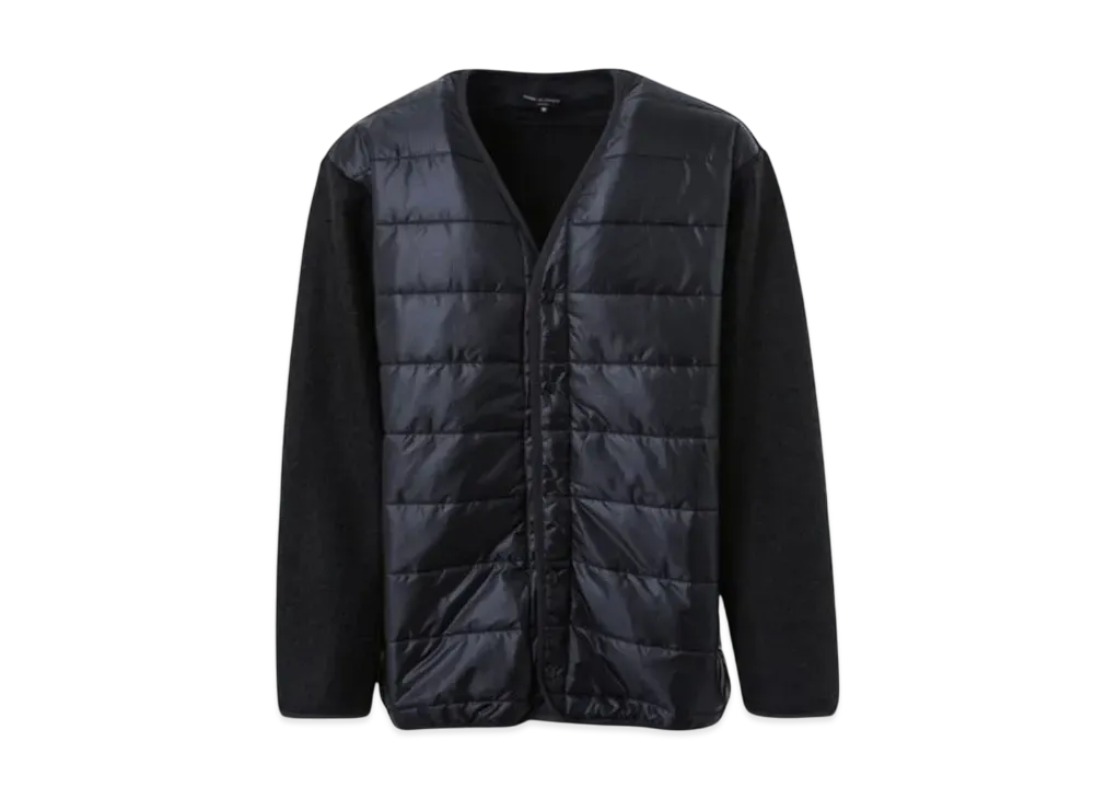 COMME des GARCONS HOMME 24FW Last Delivery Quilting Switching Cardigan "Navy"