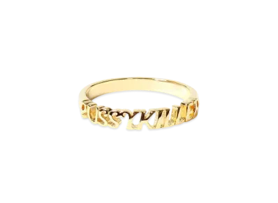 WACKO MARIA Pussykiller Ring "Gold"